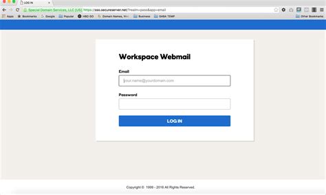 workspace workspace login
